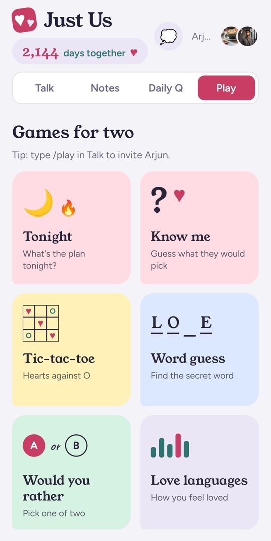 Games for two